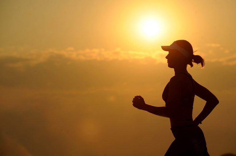 Courir canicule chaud