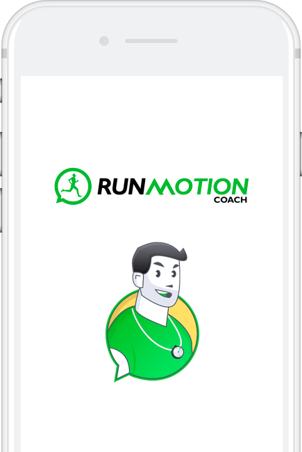 Application running RunMotion Coach