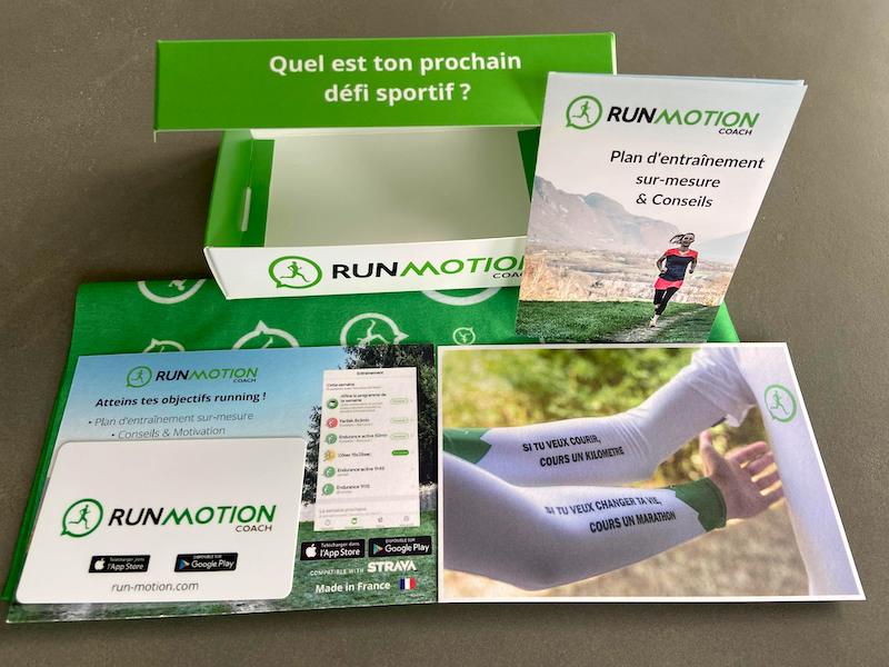 box cadeau coureur RunMotion Coach