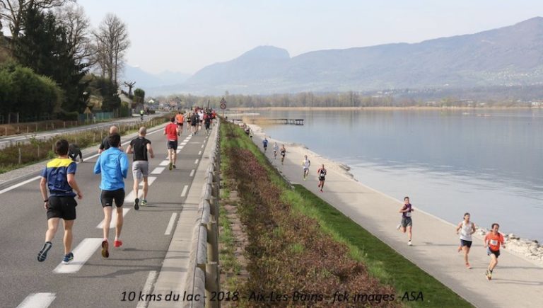 Le 10km Grand Lac à Aix-les-Bains : un 10km rapide avec vue grandiose !