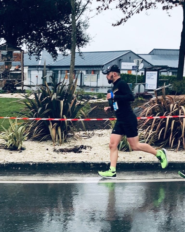 Yohann court un semi-marathon en préparation de son marathon