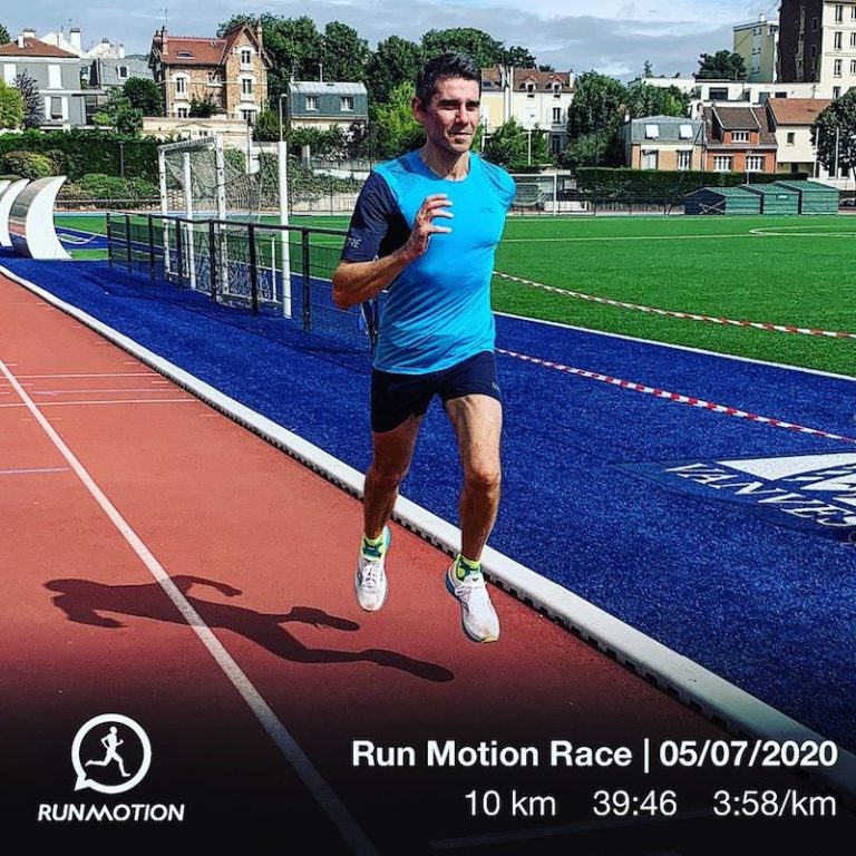 Frédéric retrouve de bonnes sensations et bat son RP sur 10km