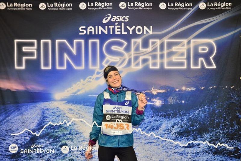 Cora finisher de la SaintExpress sur la SaintéLyon 2022