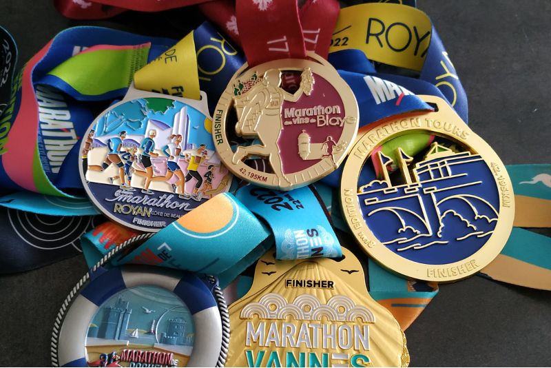 Stéphanie a couru 5 marathons en 2022 en France