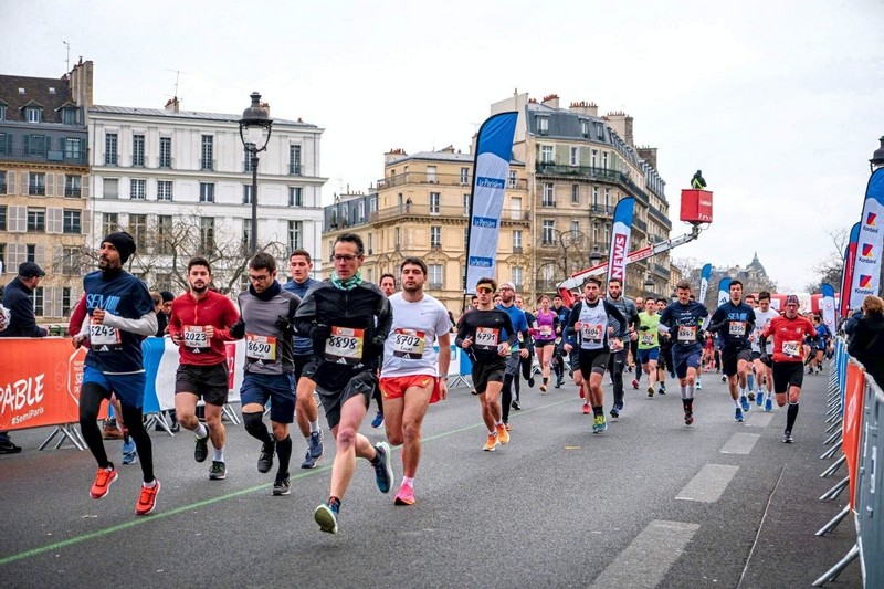 Olivier sur le Semi-Marathon de Paris 2023