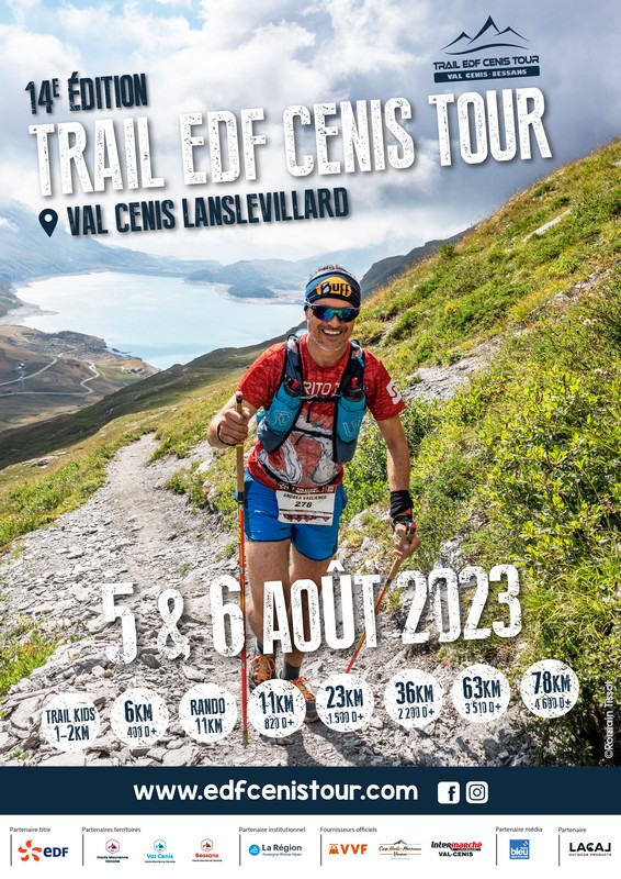 EDF Trail Cenis Tour Affiche 2023
