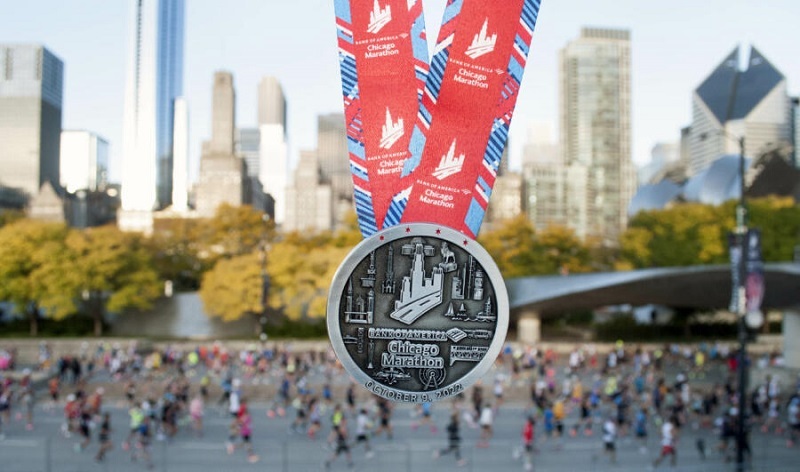 Marathon de Chicago médaille finisher