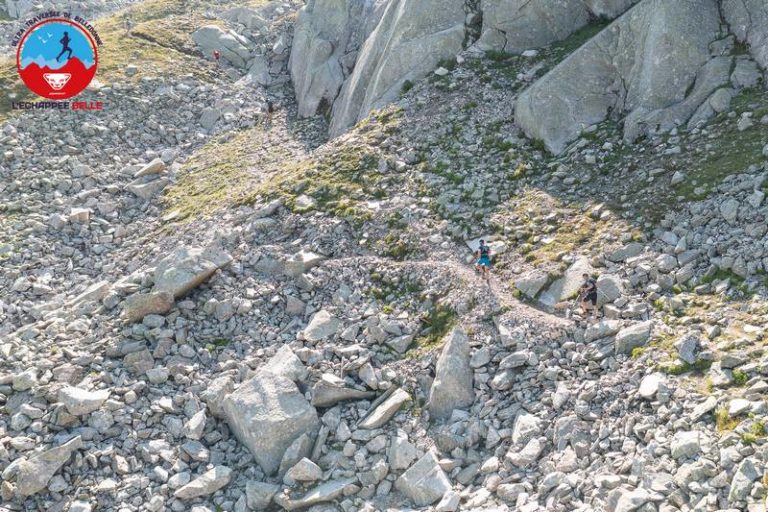 Coureur sur L'Echappée Belle en Belledonne