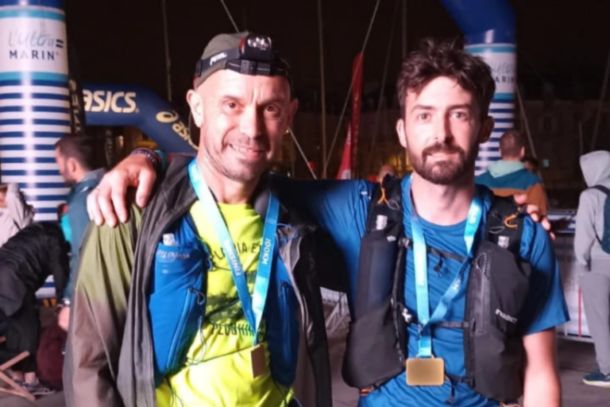 Laurent finisher des 100km de l'Ultra-Marin