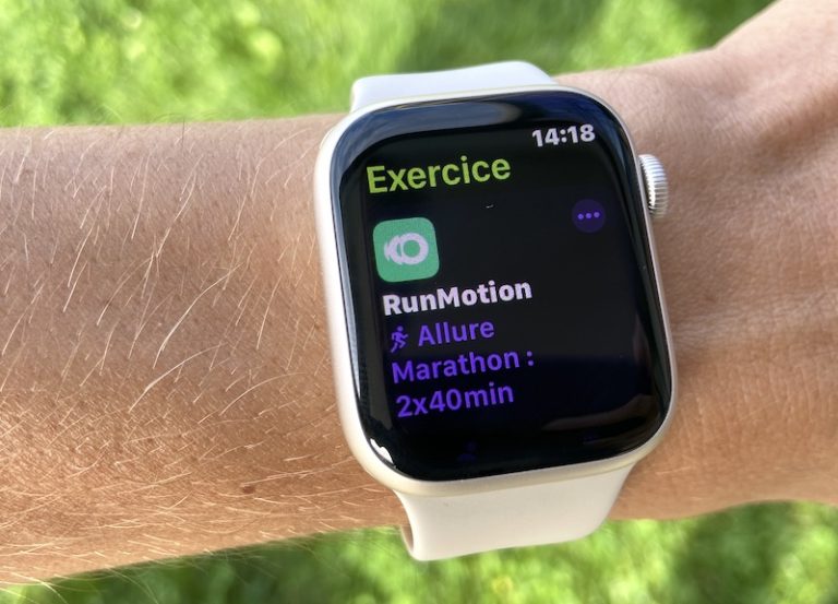 Apple Watch : suivre facilement son entraînement running !