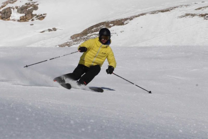Vacances au ski et entrainement course à pied