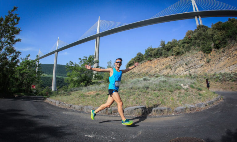 La Course Eiffage du Viaduc de Millau de Millau en Aveyron !