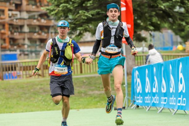 Matteo et Jules sur le Trail des 6 Cols