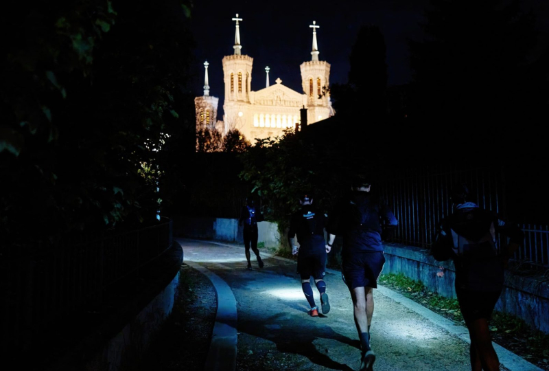 Parcours point de vue - Lyon Urban Trail by night