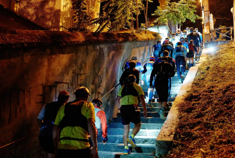 Lyon Urban Trail by night - Ville des lumières