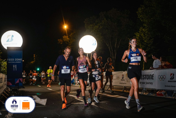 Natasha termine le Marathon pour Tous