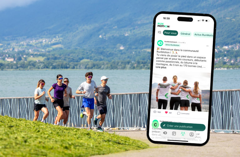 Sortie de la communauté sur RunMotion Coach