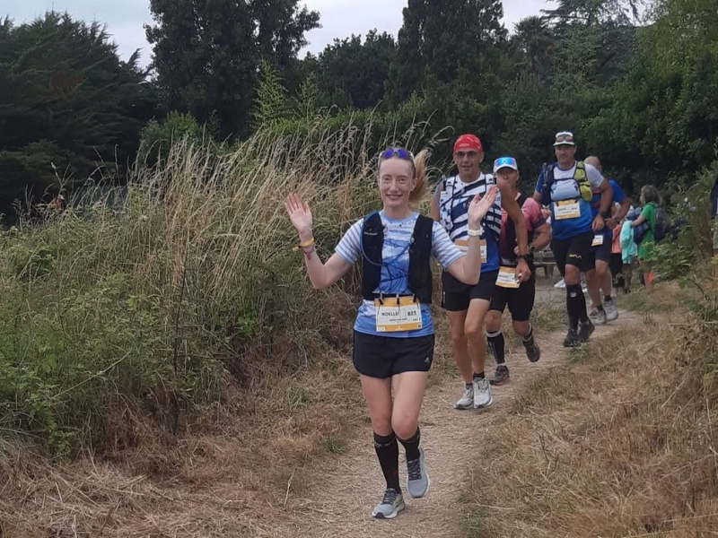 Noelle est finisseuse du grand raid de l'ultra marin