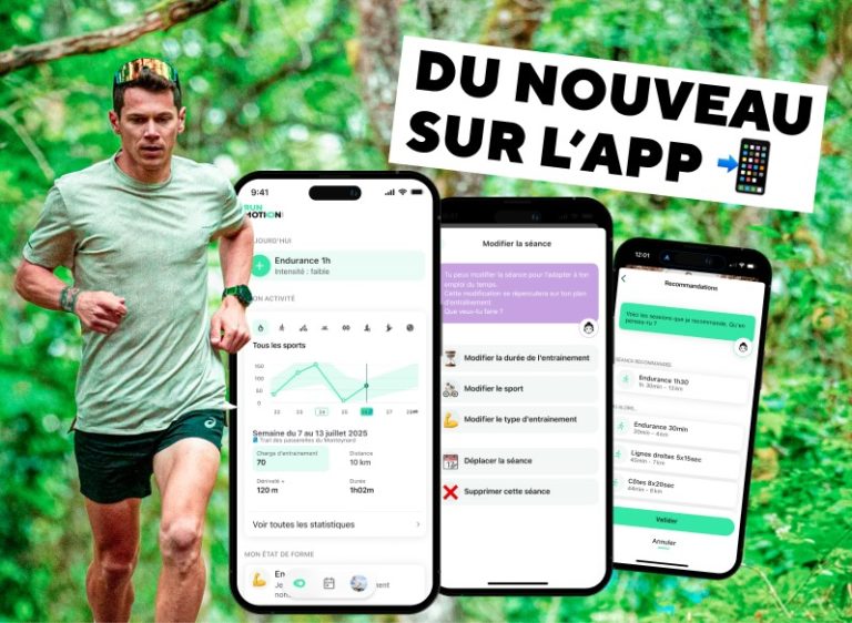 Nouveautés sur RunMotion Coach : plus de flexibilité dans tes séances et des statistiques plus complètes