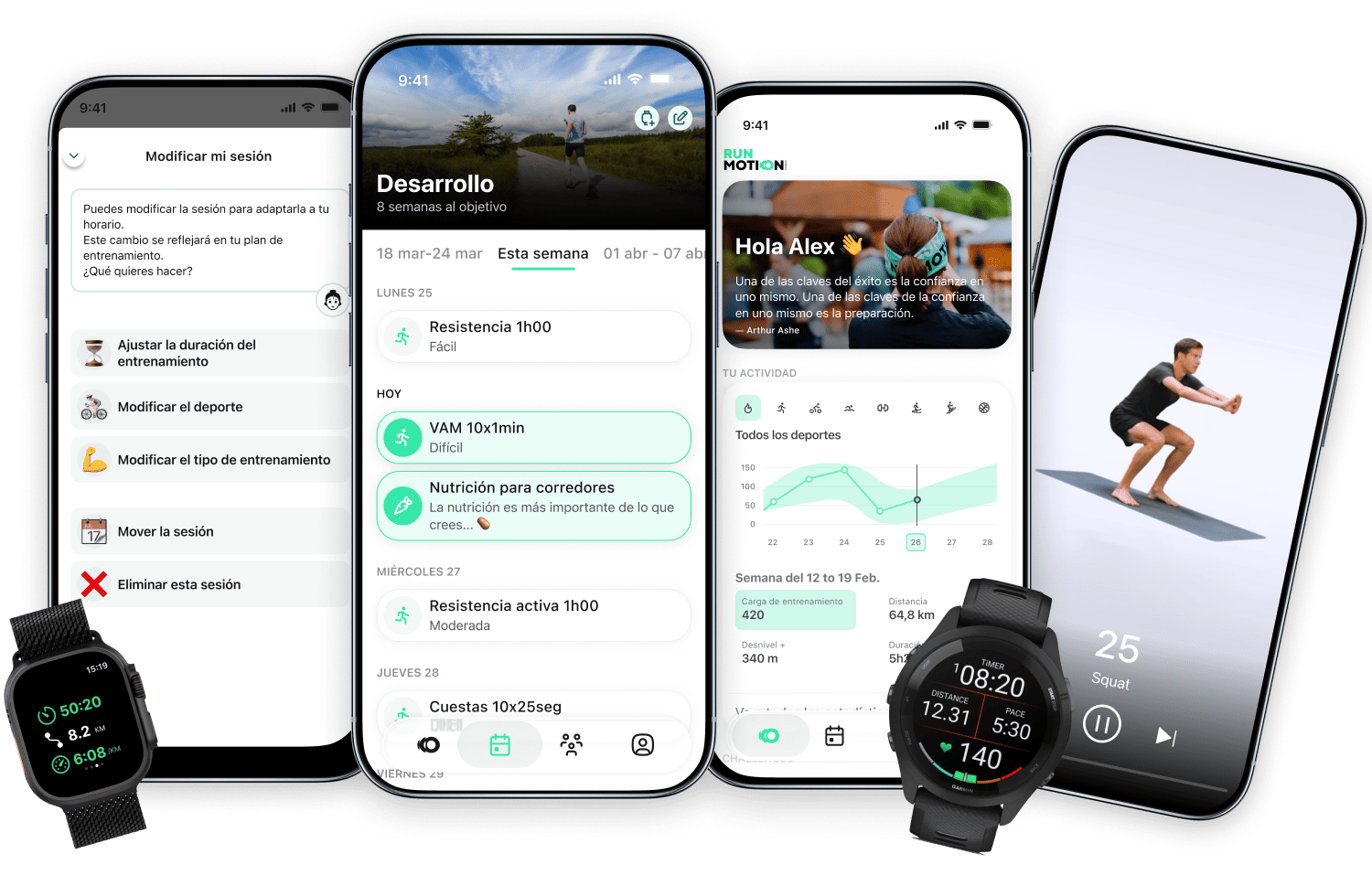 Grupo iPhone y relojes