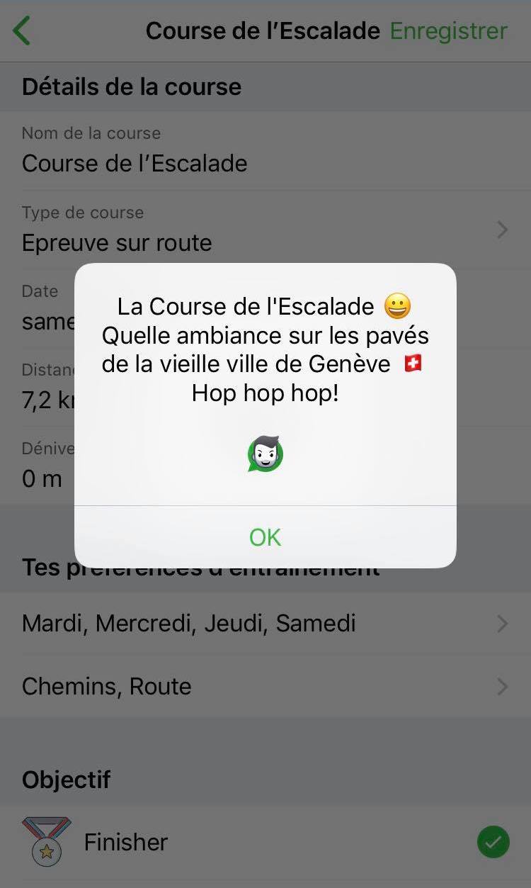 Coureur suivant un programme d'entraînement endurance pour préparer la Course de l'Escalade.