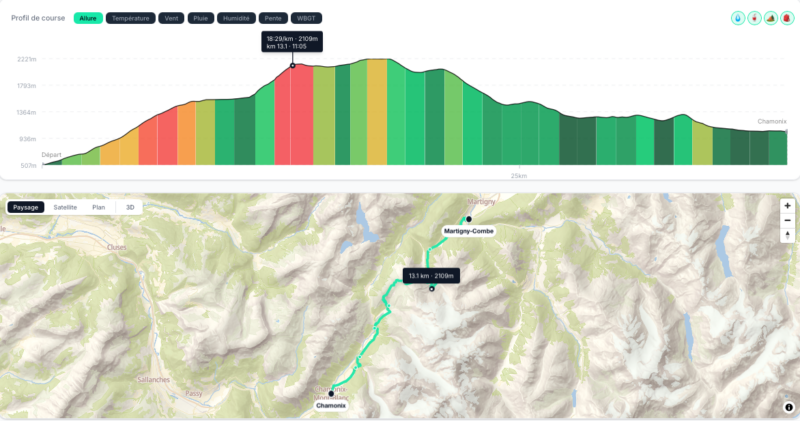 Plan de course trail par RunMotion