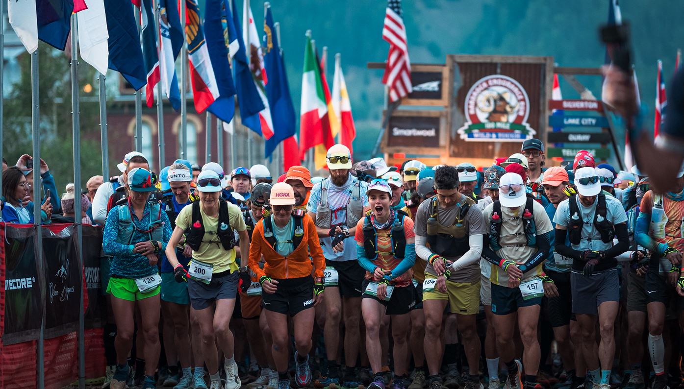 Runners at the Hardrock 100 in the San Juan Mountains