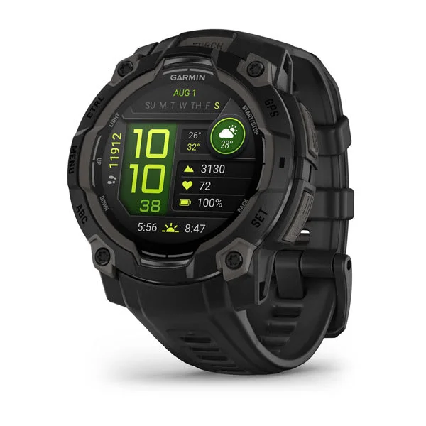 Garmin Instinct 3 outdoor GPS watch in black