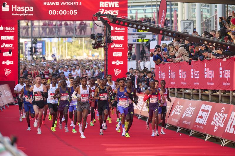 Start des Haspa Marathon Hamburg 2026